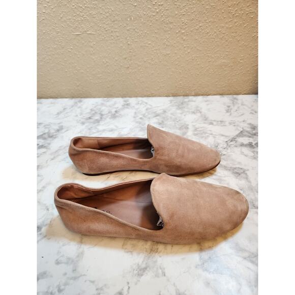 Vince Women's Milo Light Brown Beige Suede Ballet Flat Shoes Size 8.5 - Picture 2 of 7